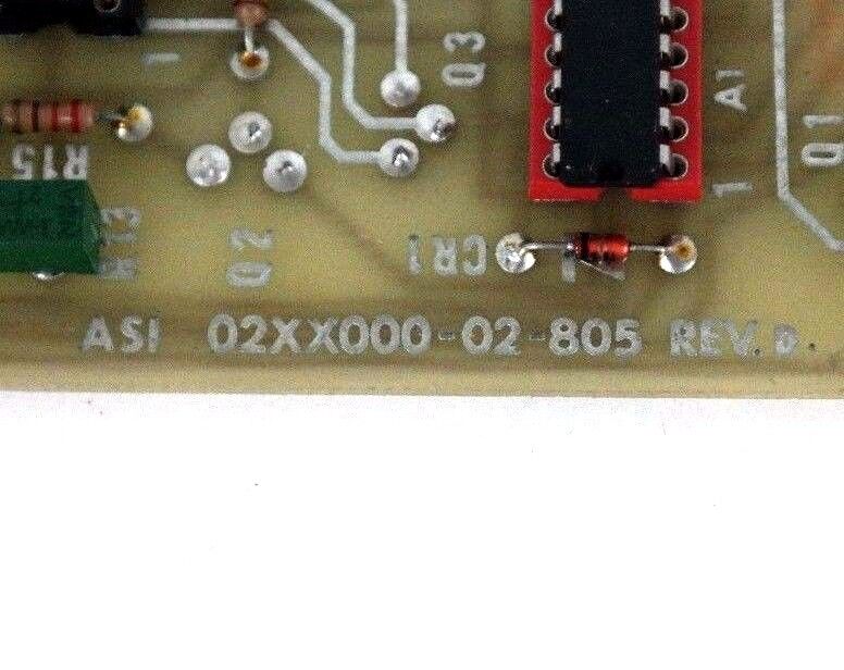 ASI 02XX000-02-805 CNC BOARD REV D 02XX00002805