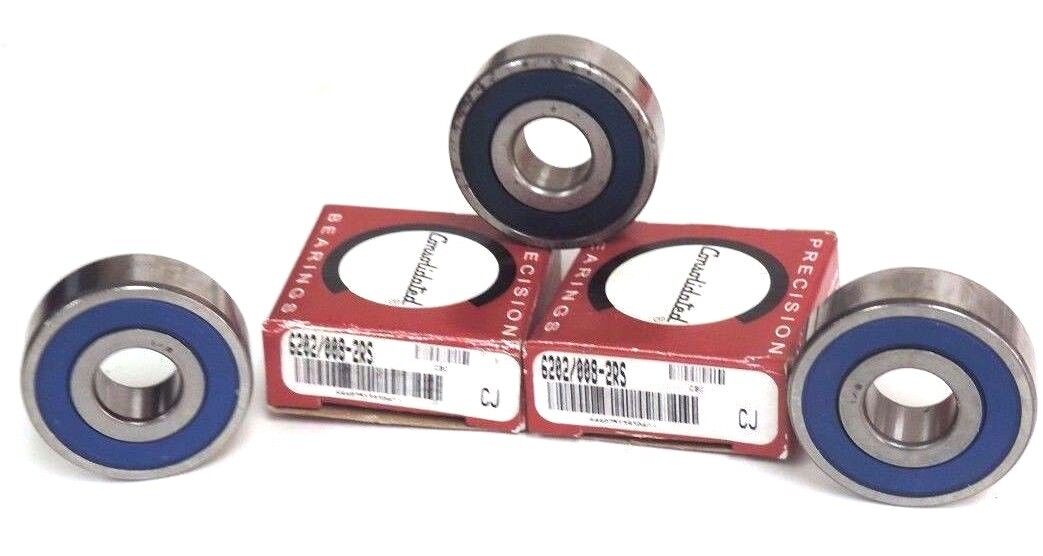 LOT OF 3 NEW CONSOLIDATED BEARINGS 6202/008-2RS BEARINGS 62020082RS