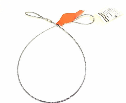 NEW SERVICE INDUSTRIAL SUPPLY 4' WIRE ROPE SLING 3/16" DIAMETER