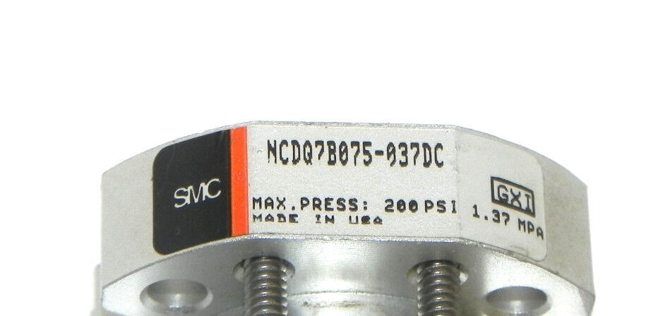 NEW SMC NCDQ7B075-037DC COMPACT CYLINDER NCDQ7B075037DC 200PSI, 1.37MPA