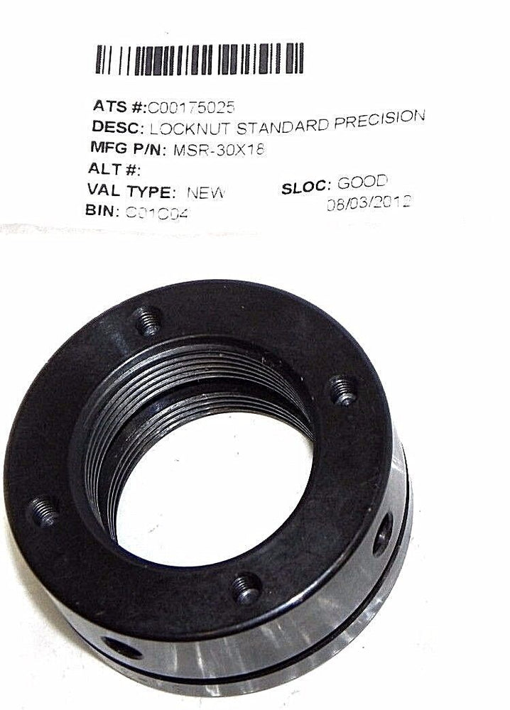 NEW SPIETH PRECISION LOCKNUT MSR-30X18 MSR SERIES MSR30X18