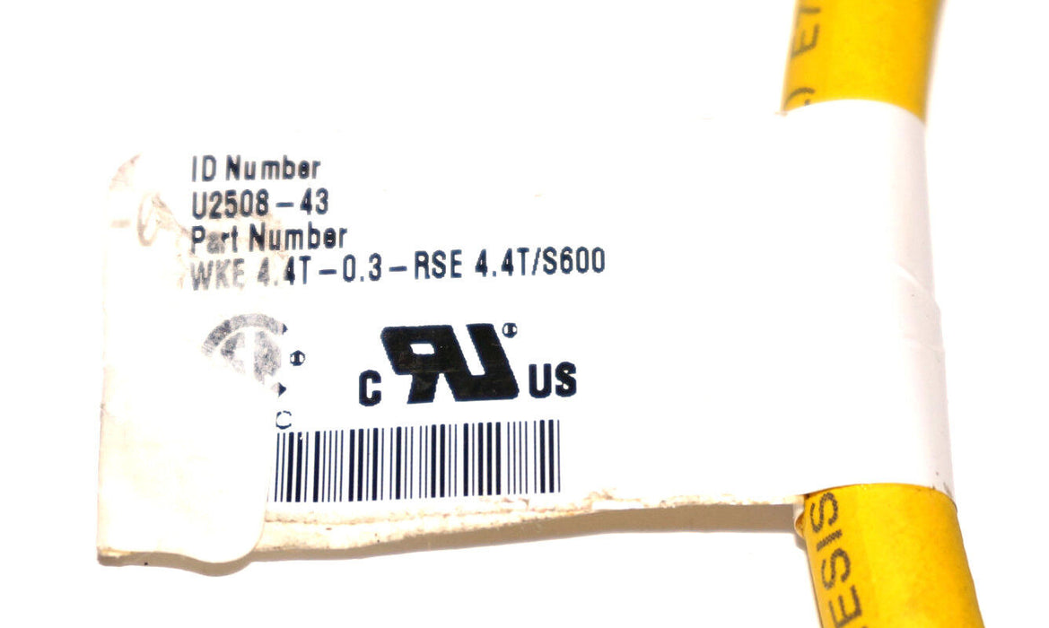 NEW TURCK WKE 4.4T-0.3-RSE 4.4T/S600 SWITCH ID NUMBER: U2508-43