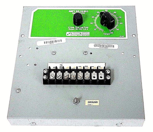 ROCKFORD DYNATORQ 15-50-1 CONTROL PANEL W/ STACO ENERGY TYPE 221 AUTOTRANSFORMER