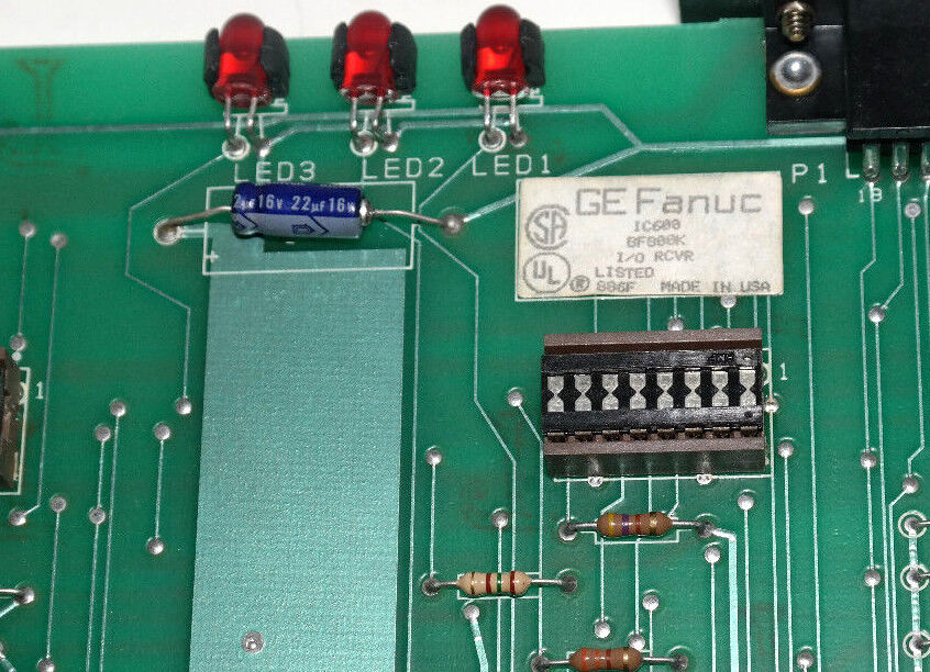 GE FANUC IC600BF800K I/O RECEIVER LOCAL MODULE FAB. NO. 44A296391-001R05/5