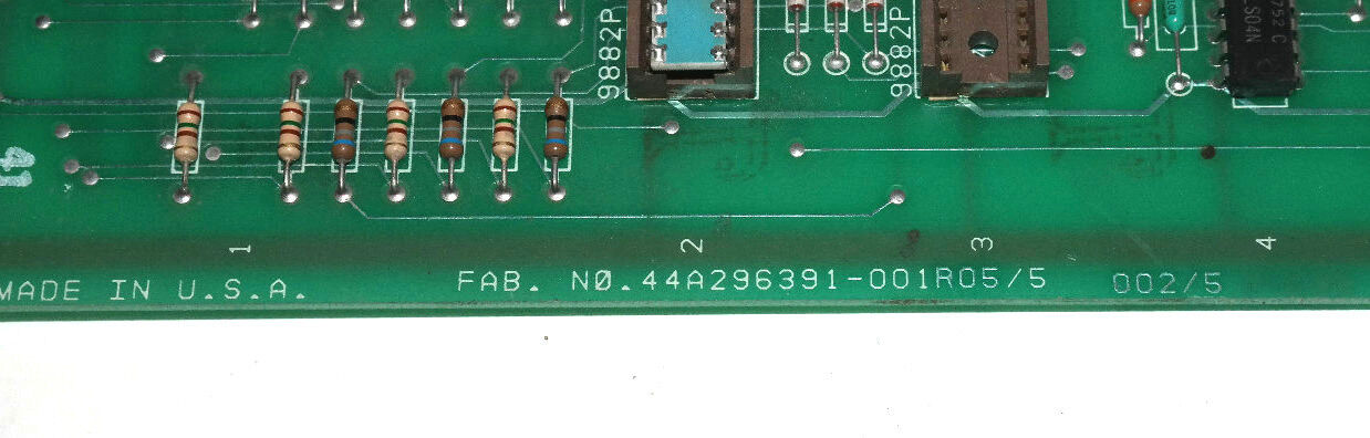 GE FANUC IC600BF800K I/O RECEIVER LOCAL MODULE FAB. NO. 44A296391-001R05/5