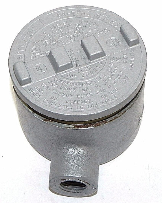 NEW APPLETON GR-EFHC SERIES CONDUIT OUTLET BOX 3WAY .75INCH NPT NEMA 3/4