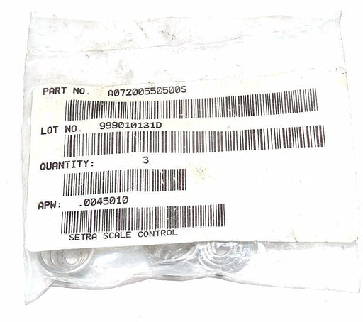 NEW BARNES GROUP SPEC A07200550500S SPRINGS (QTY: 3) SETRA SCALE CONTROL