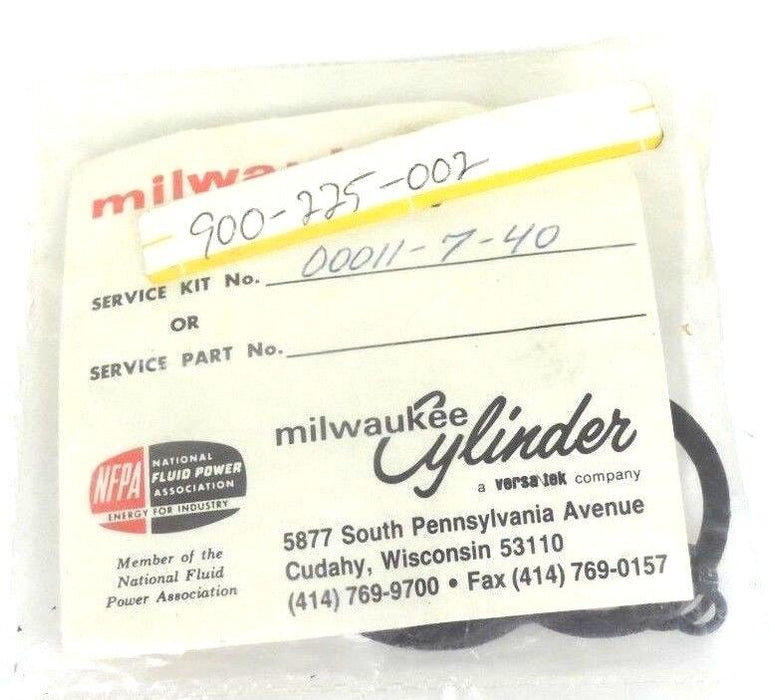 NEW MILWAUKEE 00011-7-40 SERVICE KIT PARTS 900-225-002