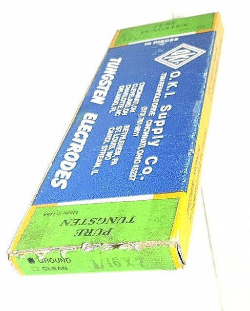 NEW OKI BERING TUN1167G TUNGSTEN ELECTRODES PACKAGE CONTAINS 10 ELECTRODES