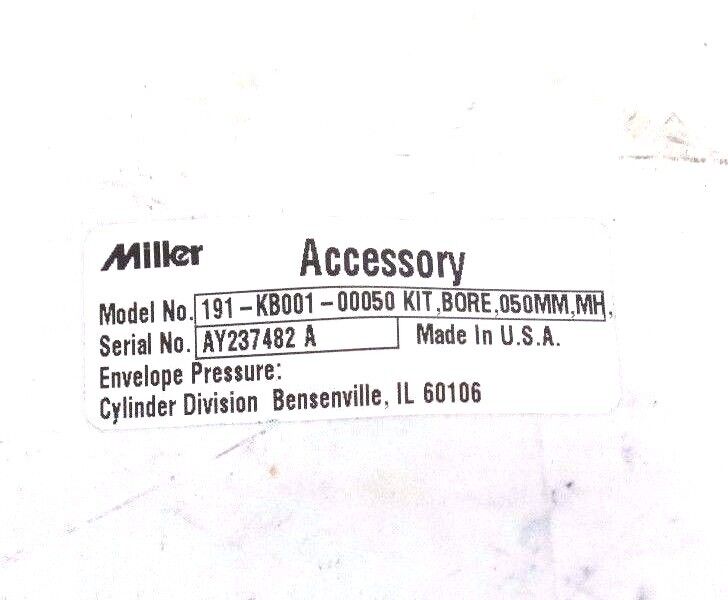 NEW MILLER FLUID POWER 191-KB001-00050 BORE KIT, 050MM, MH