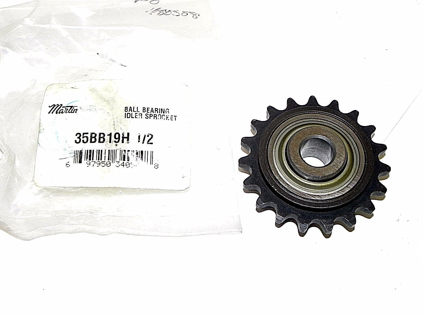 NEW MARTIN 35BB19H 1/2 BALL BEARING SPROCKET