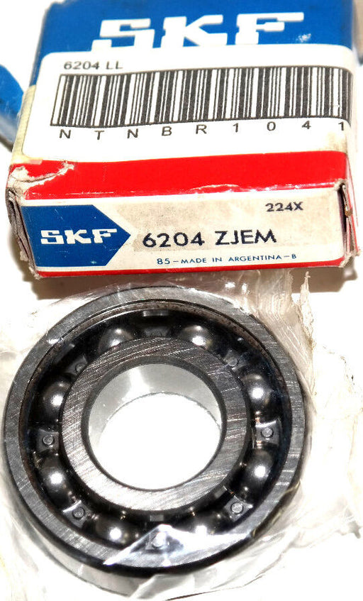 NIB SKF 6204-ZJEM BALL BEARING SINGLE ROW 6204ZJEM