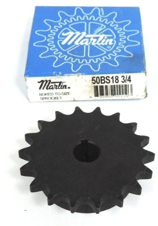 NIB MARTIN 50BS18 3/4 SPROCKET BORE .75IN 18TEETH 50BS1834