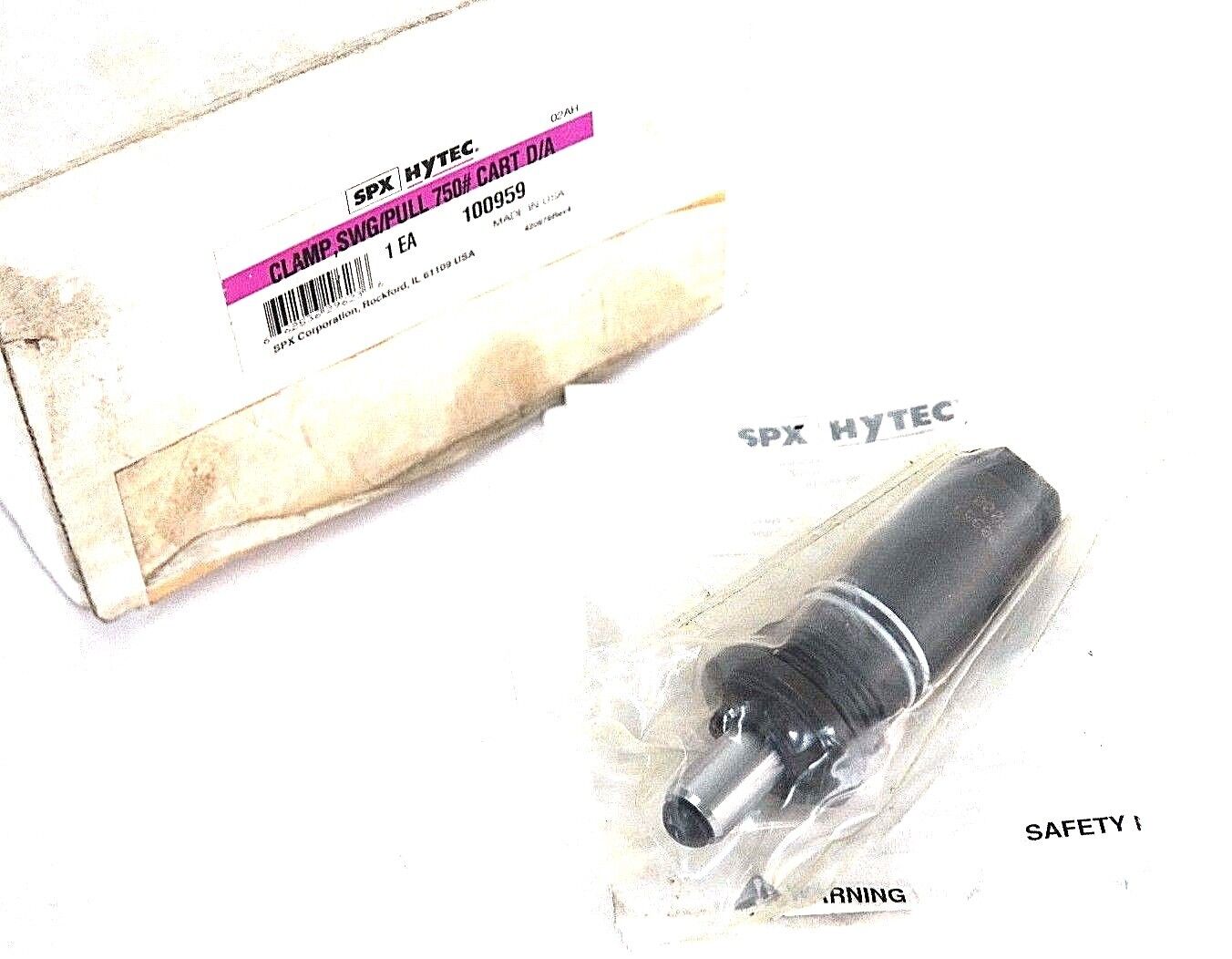 NIB SPX HYTEC 100959 SWING/PULL CLAMP 750#, CARTRIDGE STYLE MOUNT, DOUBLE-ACTING