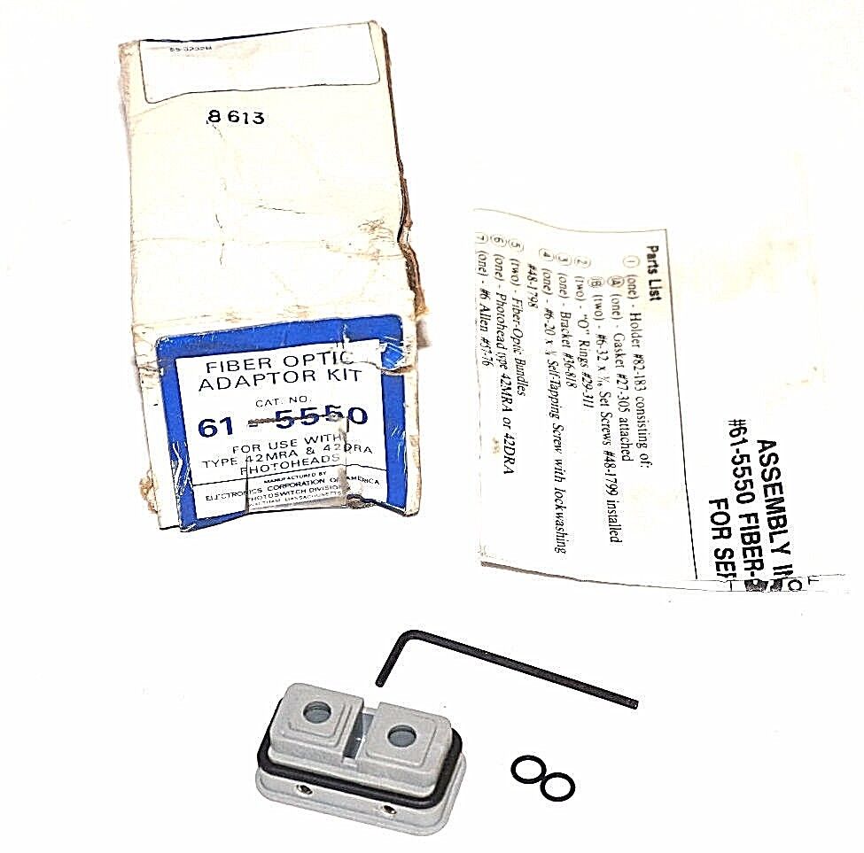 NIB ALLEN BRADLEY/PHOTOSWITCH 61-5550 FIBER OPTIC ADAPTOR KIT