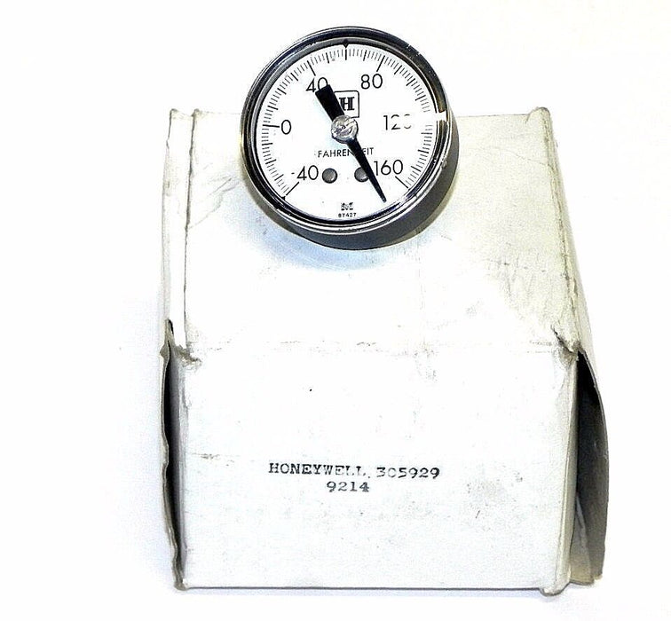NIB HONEYWELL 305929, -40-160 DEGREES TEMPERATURE GAUGE 87427