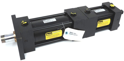 NEW PARKER 2 STAGE HYDRAULIC CYLINDER SER. 2H, BORE: 03.25 STROKE: 5.375, 2.250