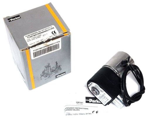 NEW PARKER 71221SN1MM00N0C111P3 VALVE 110/120V, 50/60HZ, 10WATTS