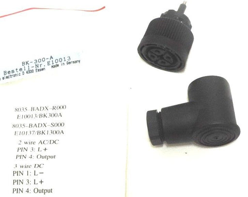 NEW IFM EFECTOR BK-300-A CONNECTOR 90DEGREE 4PIN FEMALE BK300A