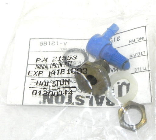 NEW BALSTON 21553 MANUAL DRAIN KIT 01200044