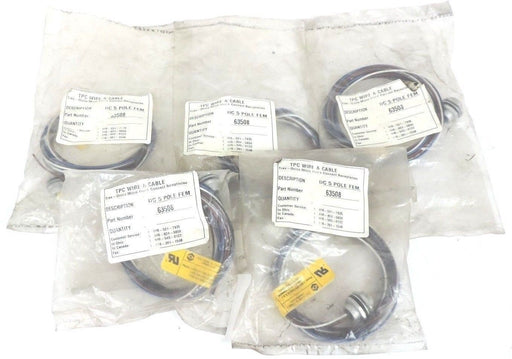 LOT OF 5 NEW TPC WIRE & CABLE 63508 DC 5 POLE FEM QUICK CONNECT