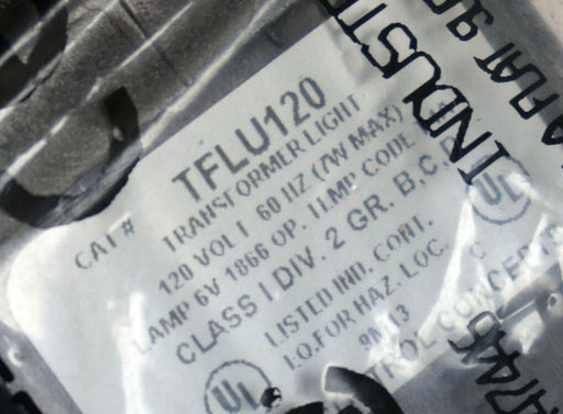 NEW CONTROL CONCEPTS TFLU120 TRANSFORMER LIGHT W/ LAMP 120V, 60HZ