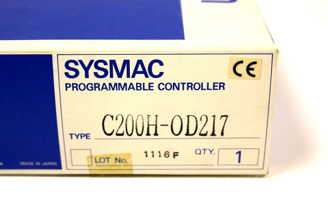 NIB OMRON C200H-OD217 OUTPUT MODULE 5-24VDC 0.3A/POINT, 3.6A/UNIT C200HOD217