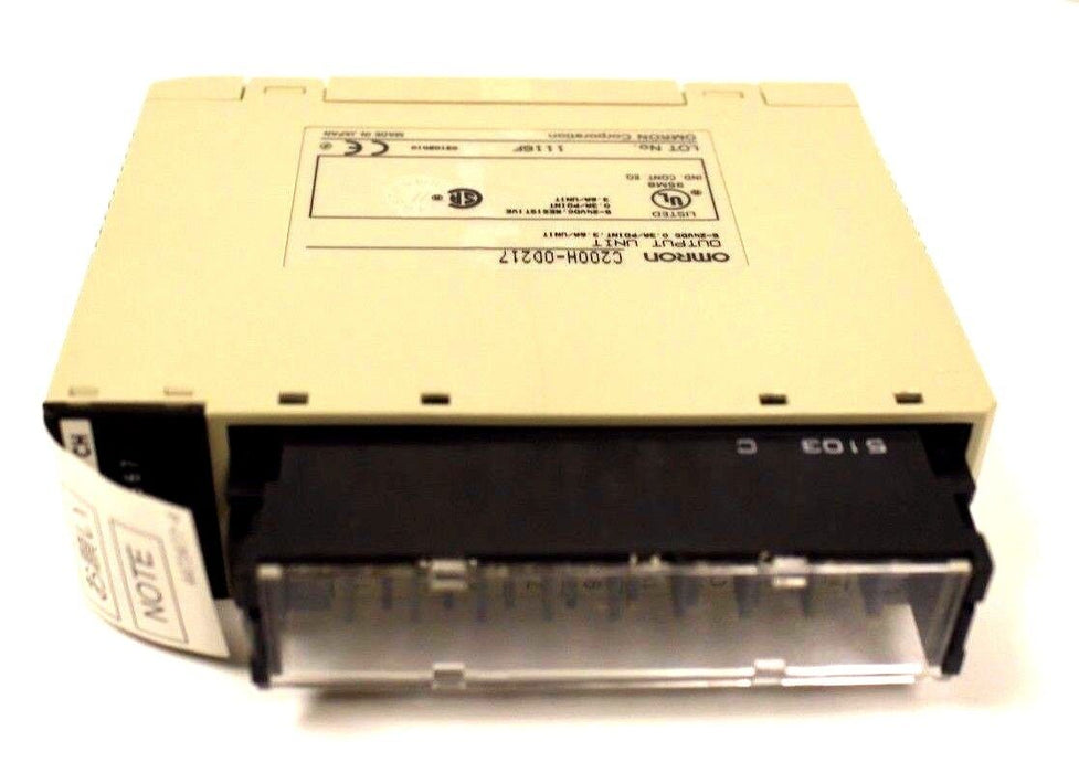 NIB OMRON C200H-OD217 OUTPUT MODULE 5-24VDC 0.3A/POINT, 3.6A/UNIT C200HOD217