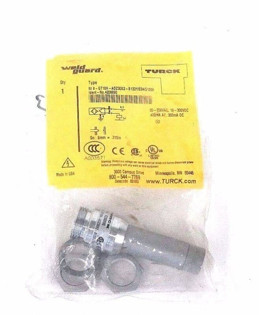 NIB TURCK NI8-GT18H-ADZ30X2-B1331/S34/S1589 SENSOR IDENT-NO. 4208890