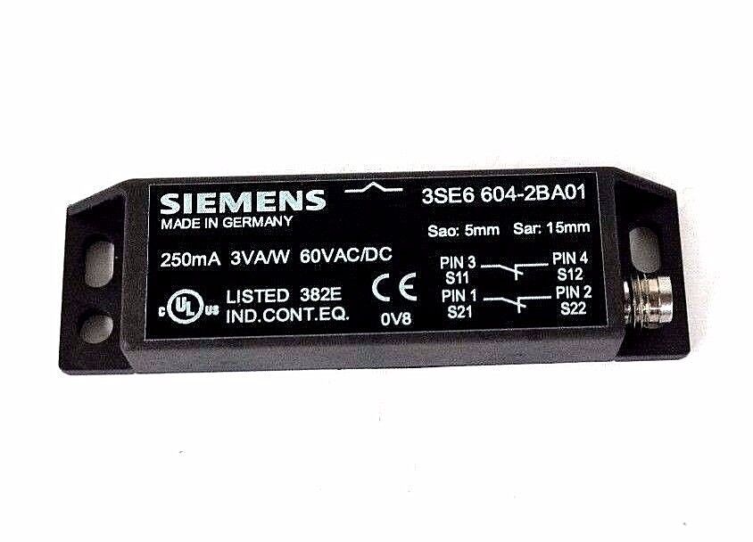 NIB SIEMENS 3SE6 604-2BA01 LARGE SOCKET 3SE66042BA01, 3ZX1012-0SE66-3AA1