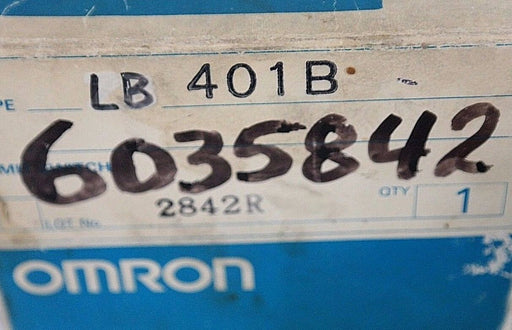 OMRON SUGA TYPE LB401B 4-POSITION LIMIT SWITCH