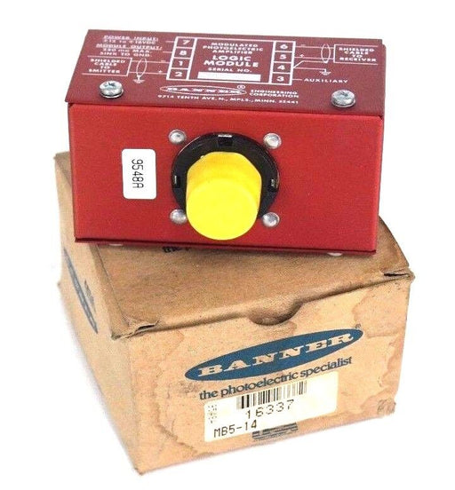 NIB BANNER MB5-14 LOGIC MODULE 12-18VDC, MB514
