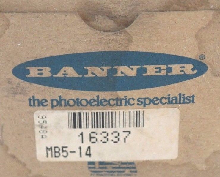 NIB BANNER MB5-14 LOGIC MODULE 12-18VDC, MB514
