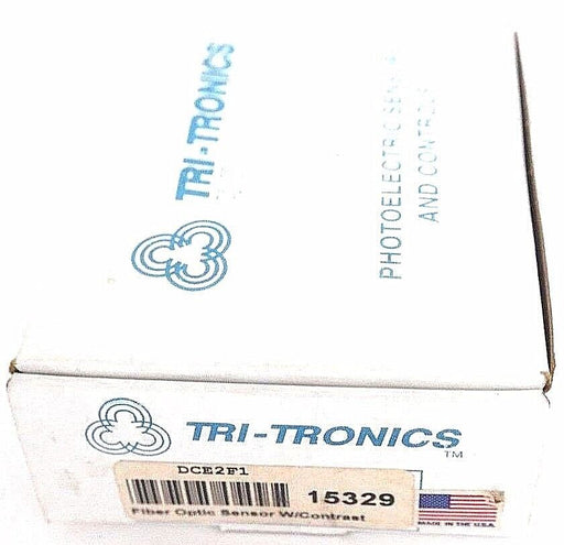 NIB TRI-TRONICS DCE2F1 FIBER OPTIC SENSOR W/ CONTRAST 15329 MODEL: DCE-2