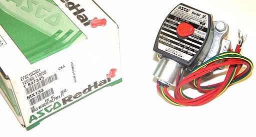 NIB ASCO REDHAT EF8215G001 SOLENOID VALVE 3/8" NPT, REBUILD KIT # 302349