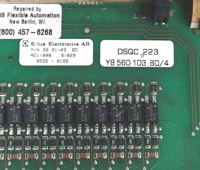 ABB DSQC-223 I/O BOARD 3HAB-2214-8/4, YB-560-103-BD/4, 56-01-03-BD, REV 008