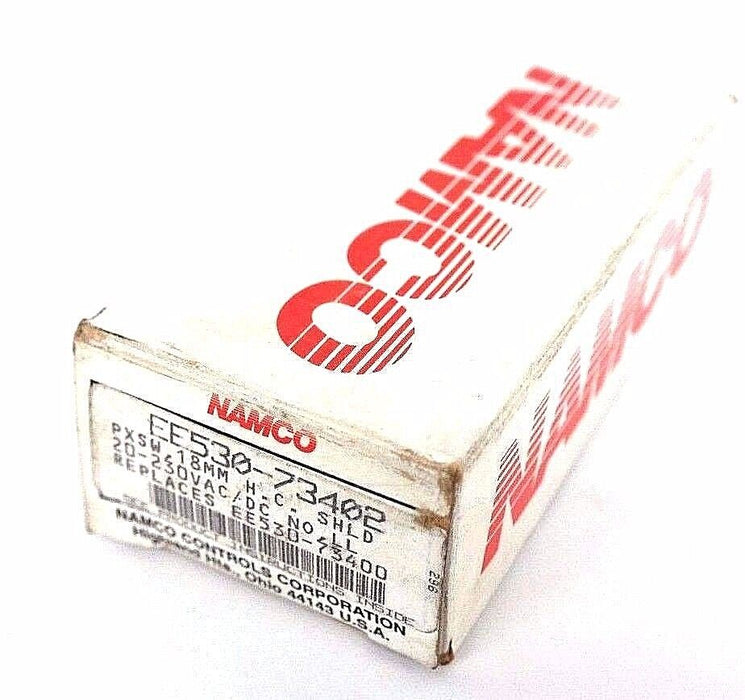 NIB NAMCO EE530-73402 PXSW SENSOR, 18MM REPLACES EE530-73400, 20-230VAC/DC