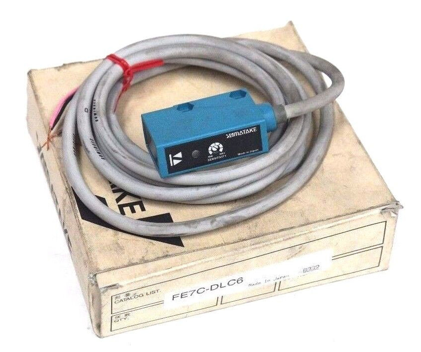 NIB YAMATAKE FE7C-DLC6 PHOTOELECTRIC DIFFUSED LIGHT/DARK HORIZONTAL FE7C-DLC6