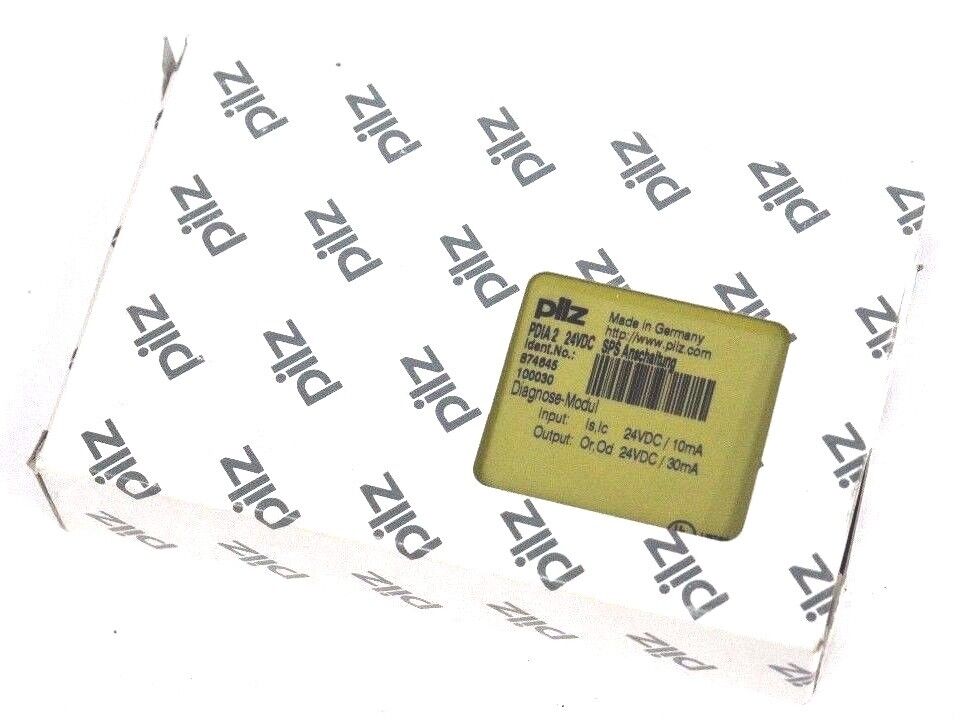 NIB PILZ PDIA-2 DIAGNOSE MODULE PDIA2 IDENT. NO. 874645, 100030, 24VDC