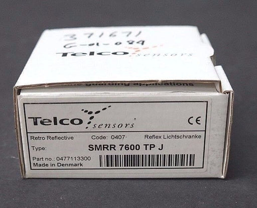 NIB TELCO SMRR7600TPJ RETRO REFLECTIVE SENSOR SMRR-7600-TP-J PART NO. 0477113300