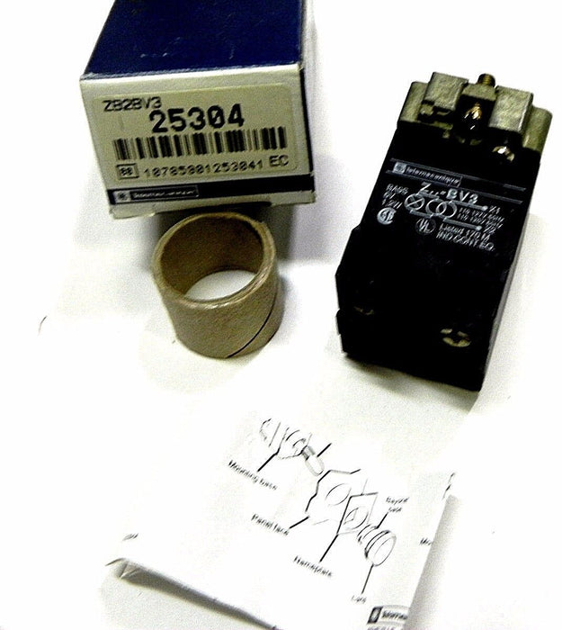 NIB TELEMECANIQUE ZB2-BV3 PILOT LIGHT HEAD 120VAC TRANSFORMER TYPE W/BULB ZB2BV3