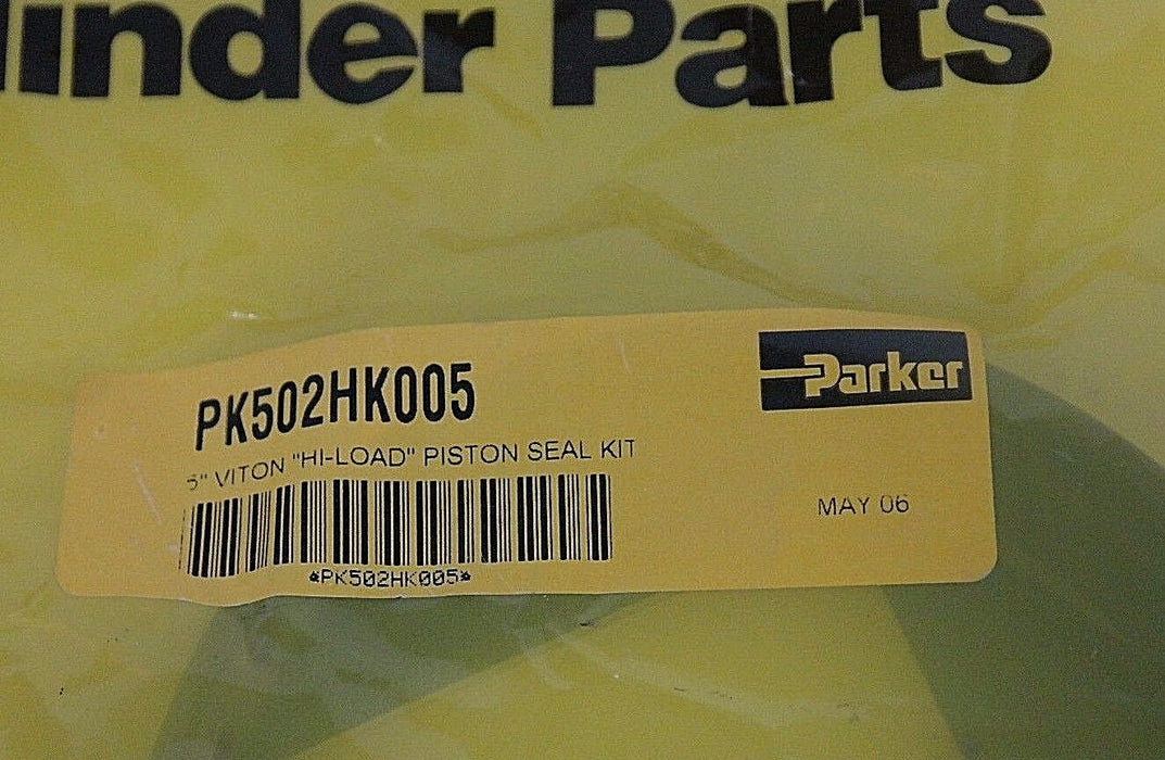 NIB PARKER PK502HK005 5" VITON HI-LOAD PISTON SEAL KIT
