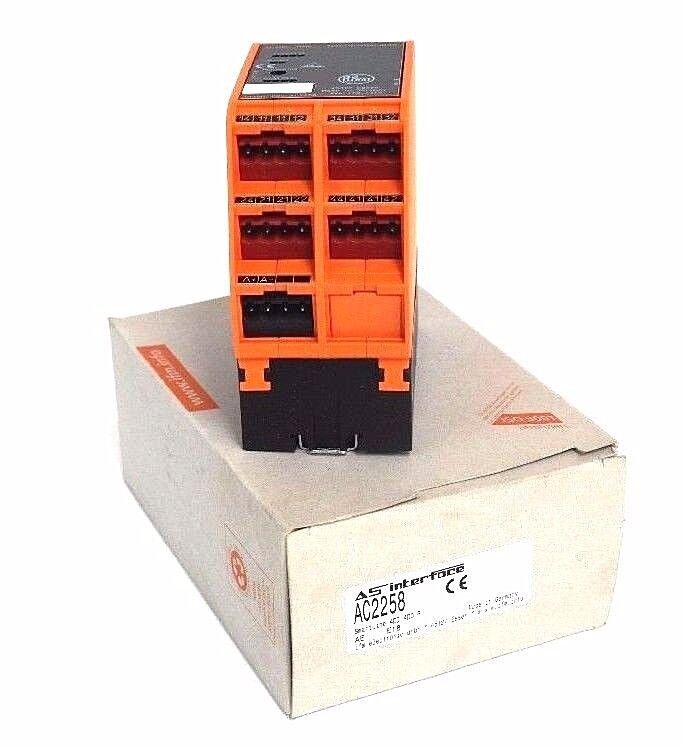 NIB IFM EFECTOR AC2258 MODULE AS-I SMARTLINE 4DI 4DO R, 31.6VDC, 250mA