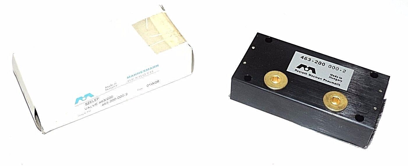 NIB MANNESMANN REXROTH 463-200-000-2 PNEUMATIK VALVE 4632000002