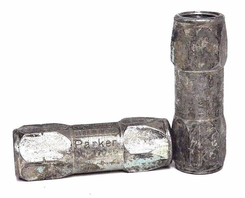 LOT OF 2 PARKER DC-370-5 CHECK VALVES 3/8" NPT, DC37505