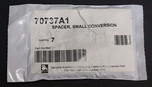 NIB AUTOMATED PACKAGING SYSTEMS 70737A1 SPACER, SMALL CONVERSION (QTY: 7)