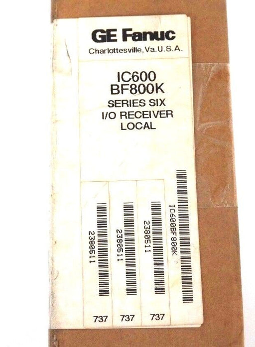FACTORY SEALED GE FANUC IC600BF800K SERIES SIX I/O RECEIVER LOCAL