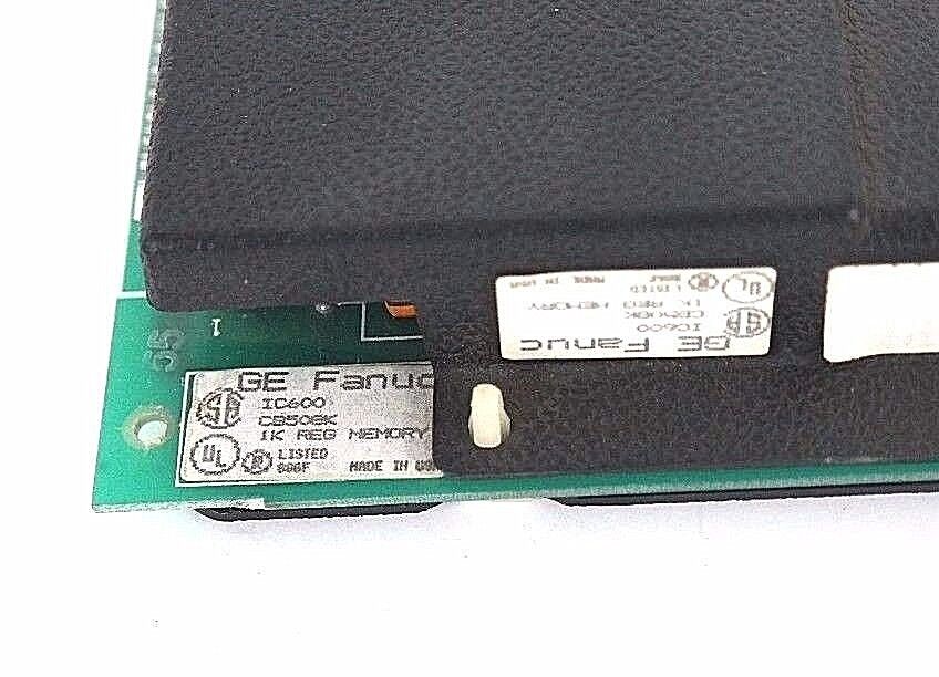 GE FANUC IC600CB508K, 1K REG MEMORY MODULE MIPR1B, ASM NO: 44A297026-G01