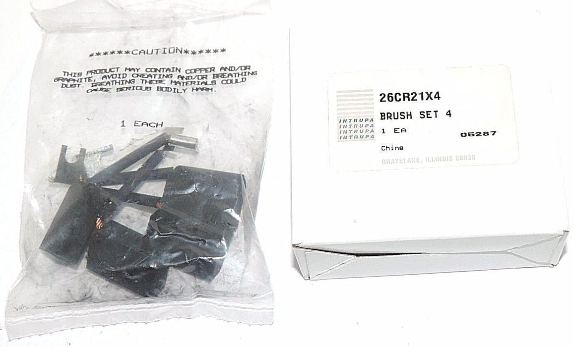 NIB INTRUPA 26CR21X4 BRUSH SET 4