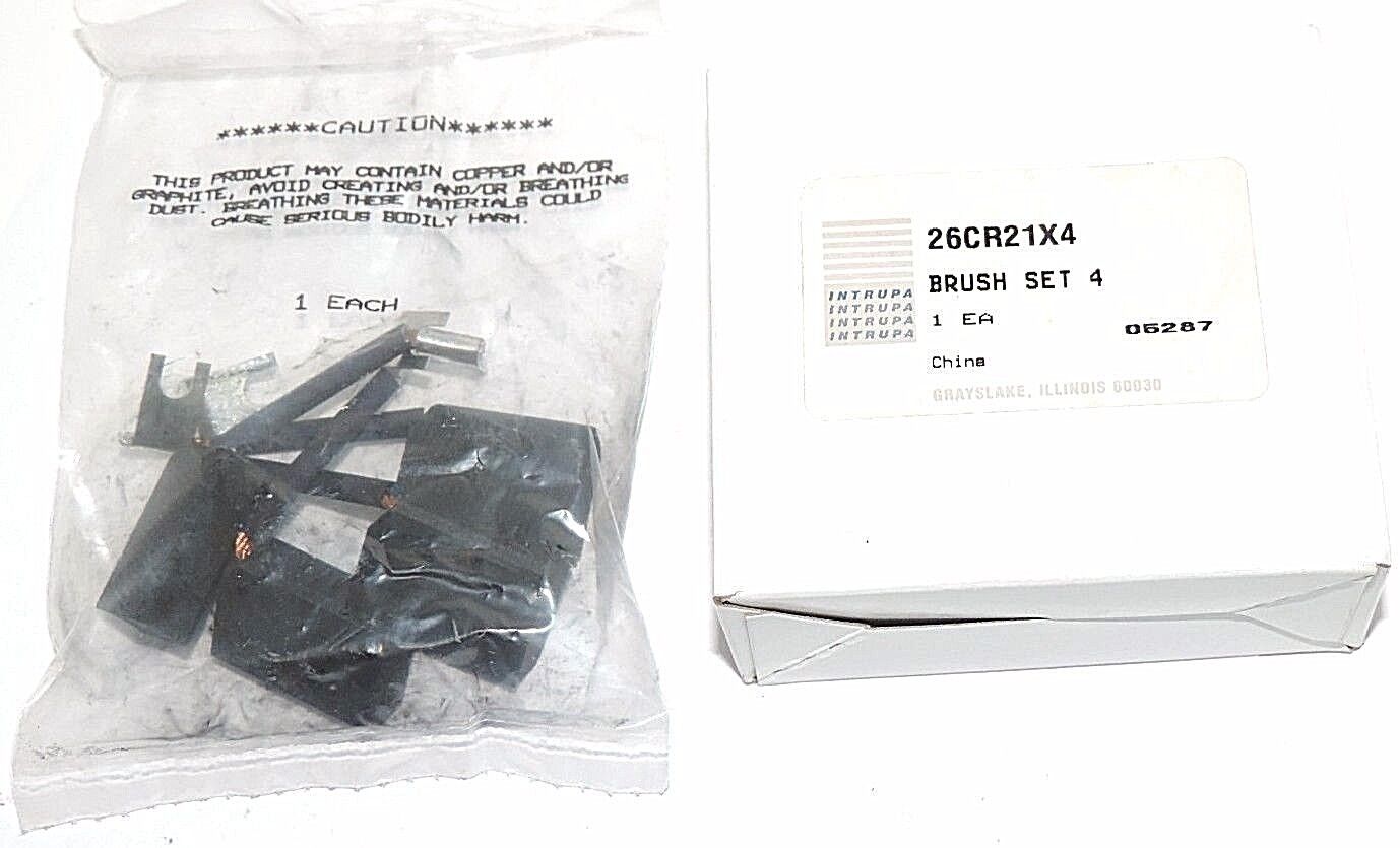 NIB INTRUPA 26CR21X4 BRUSH SET 4